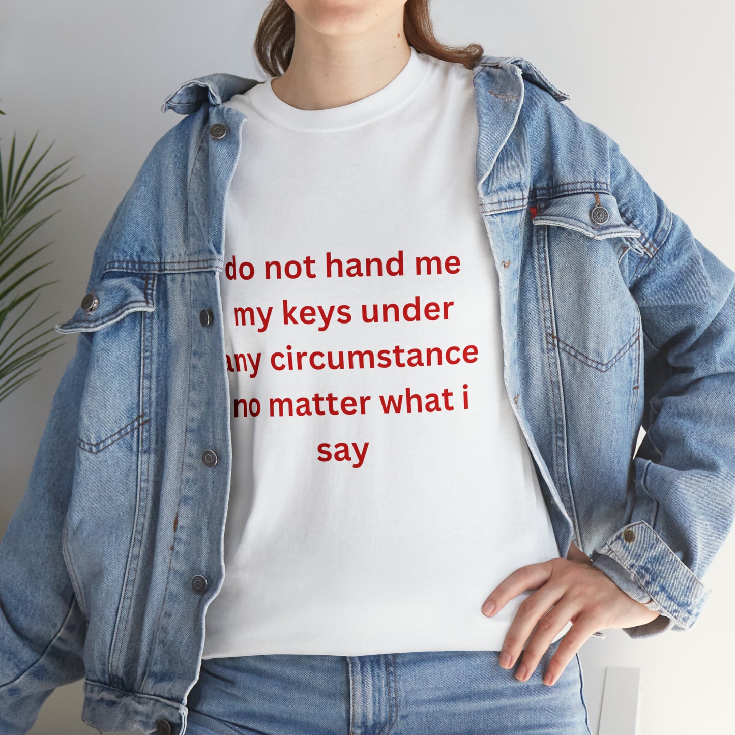 Do Not Hand Me My Keys Tee