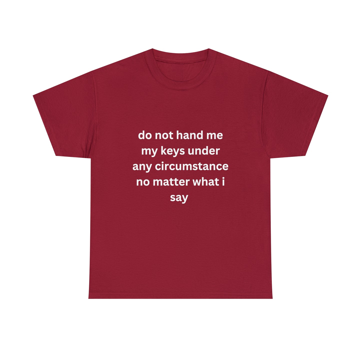 Do Not Hand Me My Keys Tee