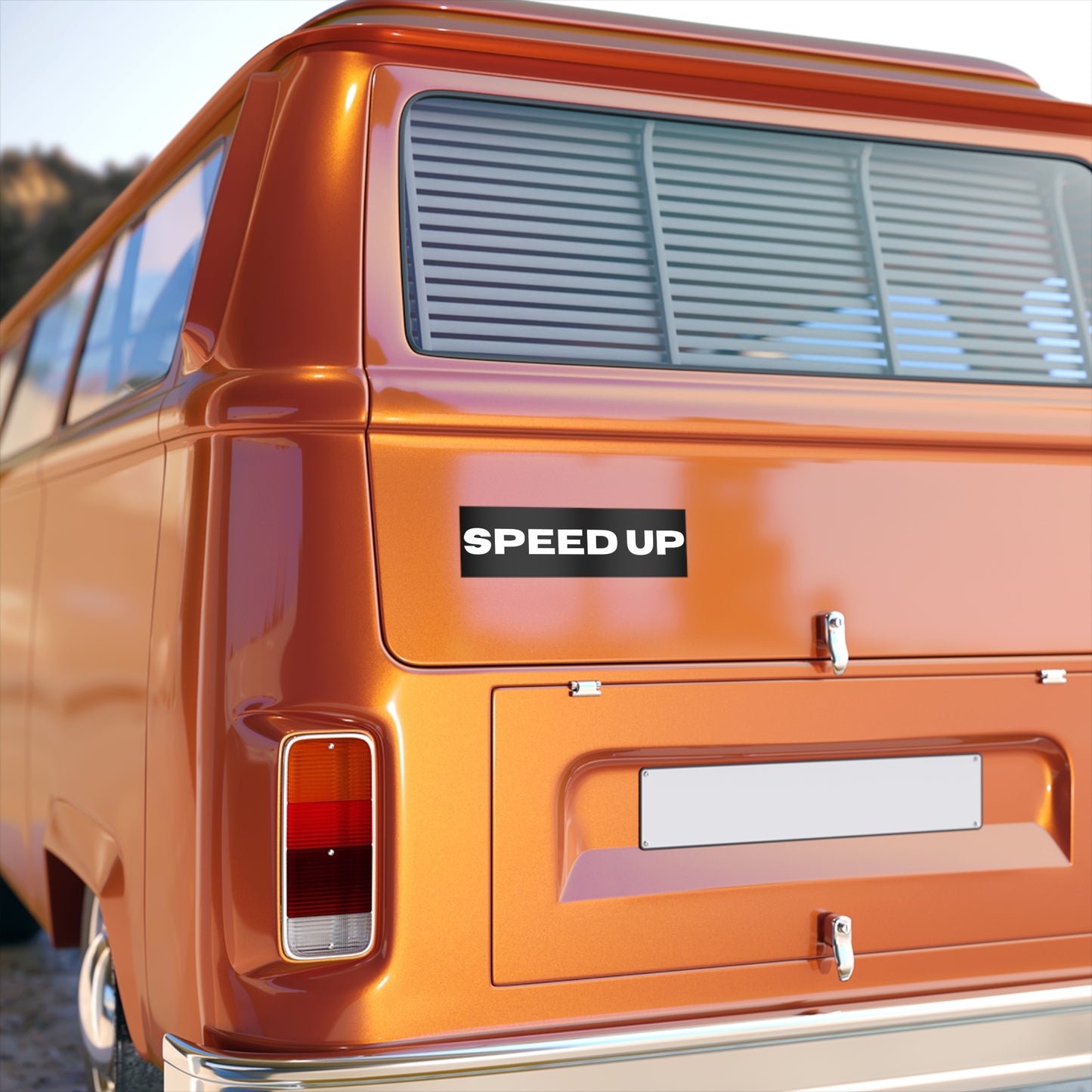 "SPEED UP" Bumper Sticker