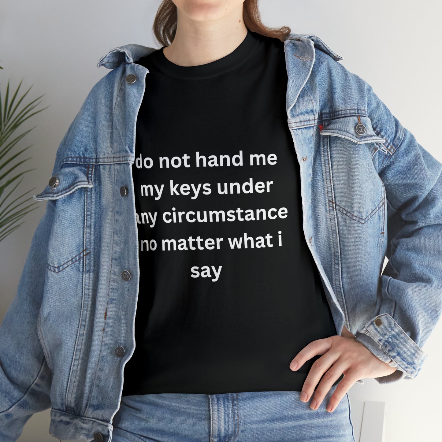 Do Not Hand Me My Keys Tee