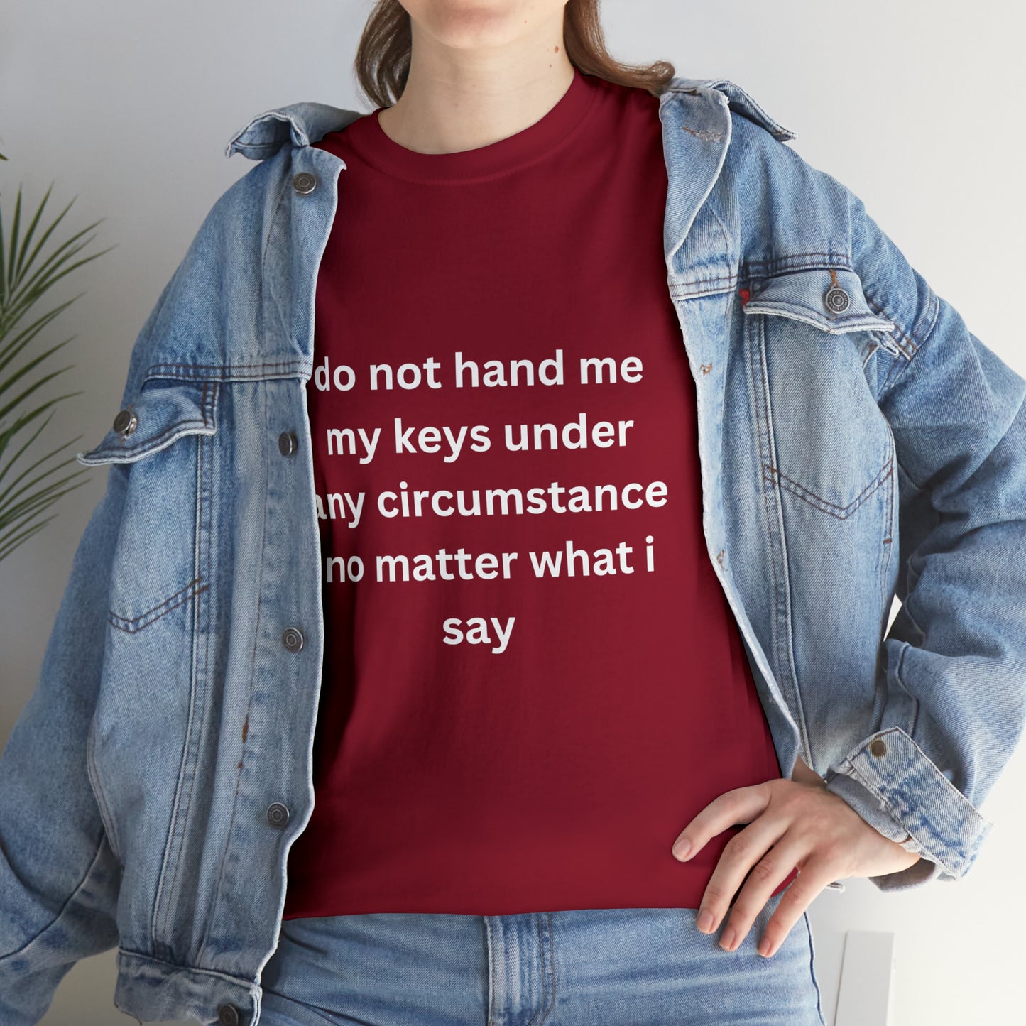 Do Not Hand Me My Keys Tee