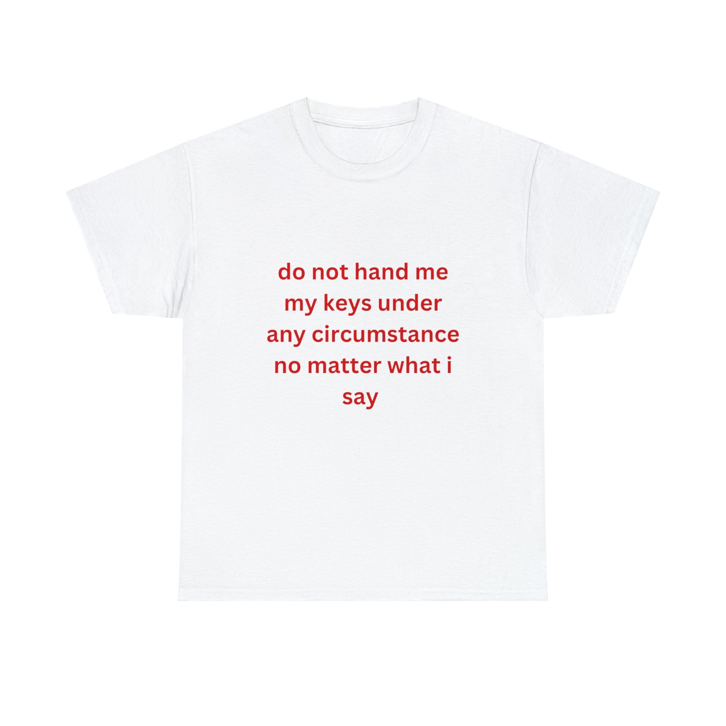 Do Not Hand Me My Keys Tee